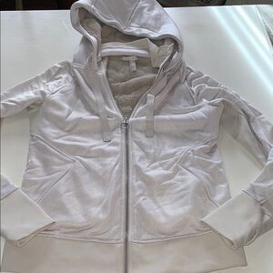 Athleta  hoodie faux fur lined size small